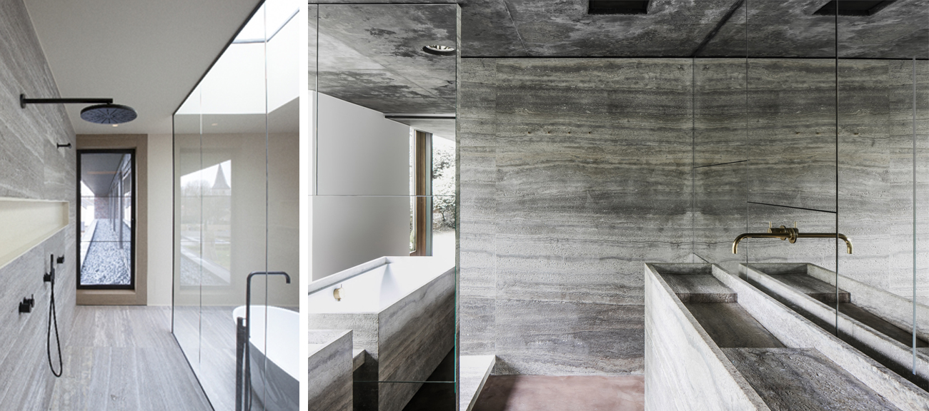 ik wil Gewoon overlopen vloeistof Natuursteen-badkamer-design - Arclinea Conceptstore
